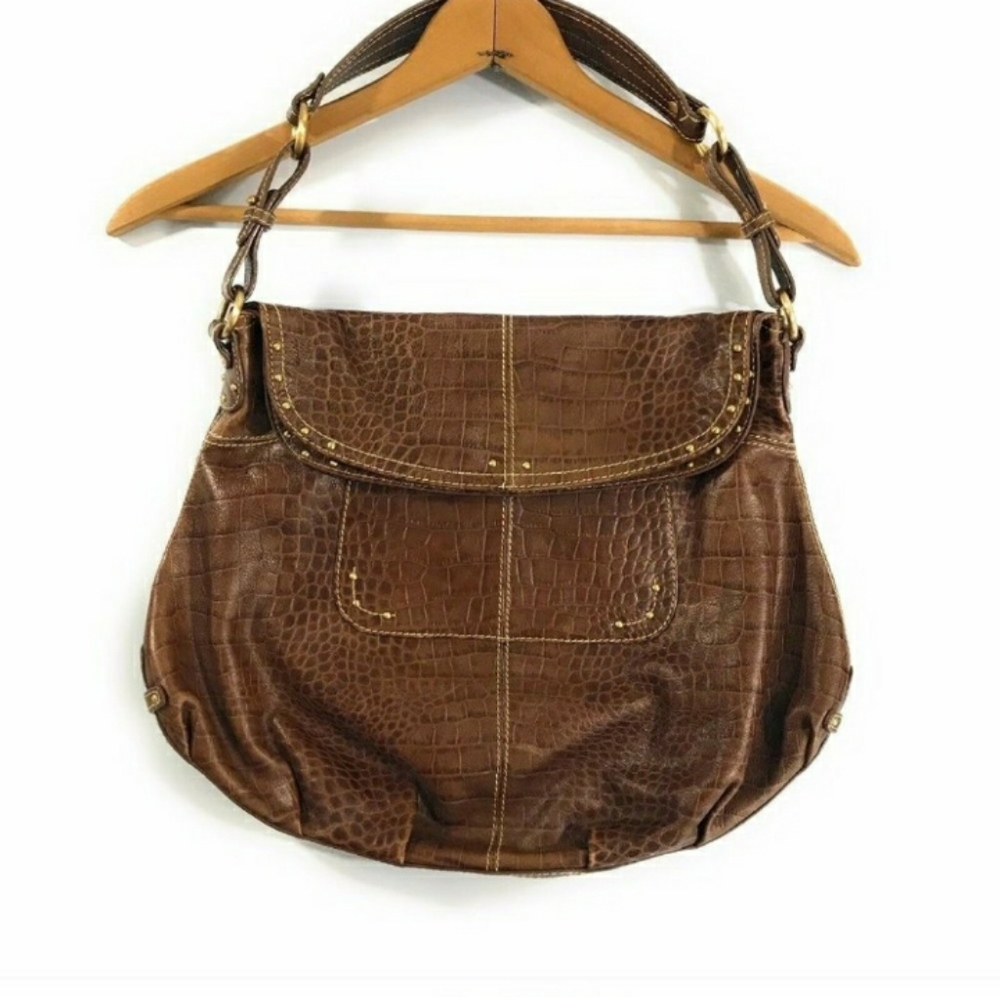 MAXX NY brown faux leather purse